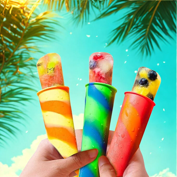 Yummigo™ | Cool Treat Makers – Silicone Popsicle Set of 4 🍓✨