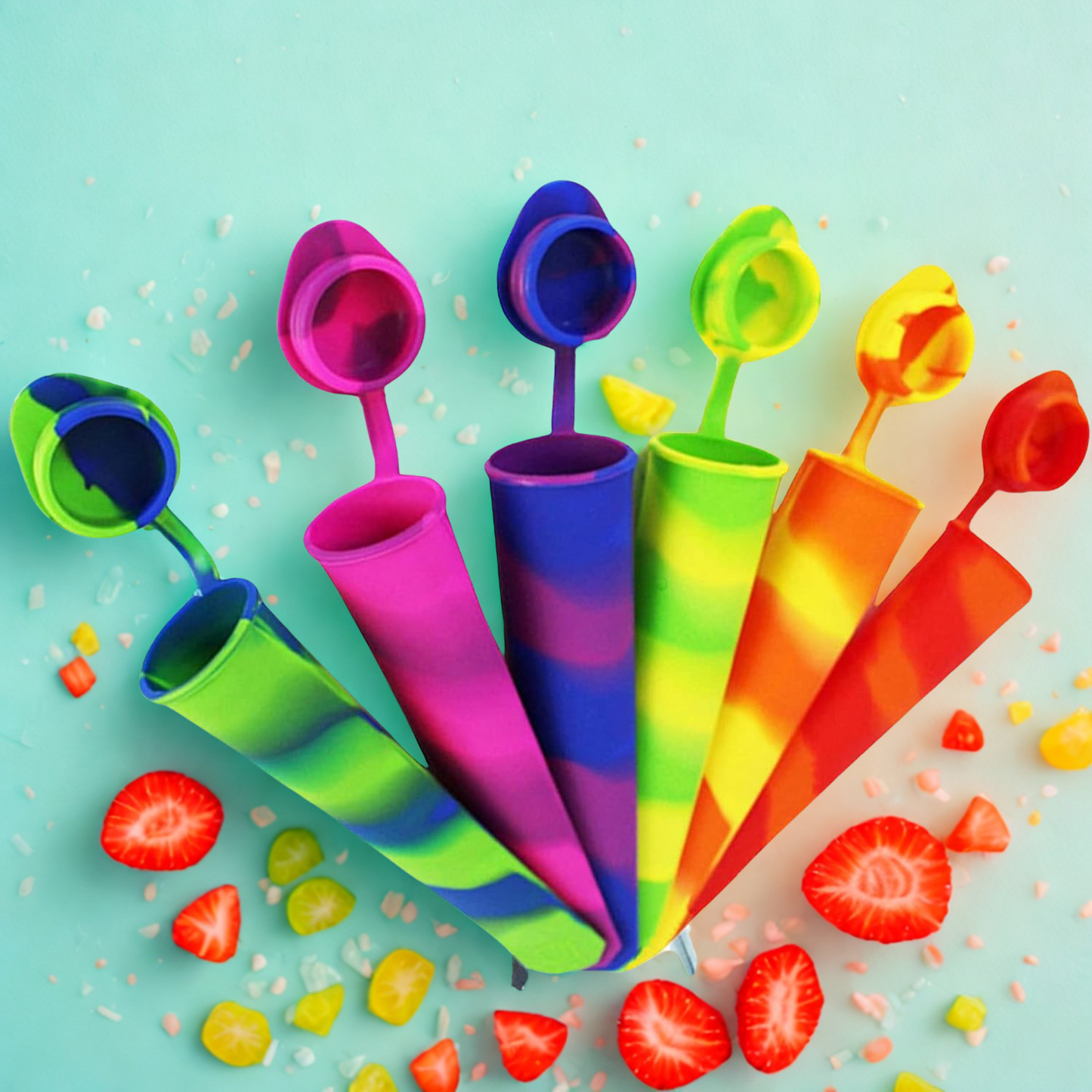 Yummigo™ | Cool Treat Makers – Silicone Popsicle Set of 4 🍓✨