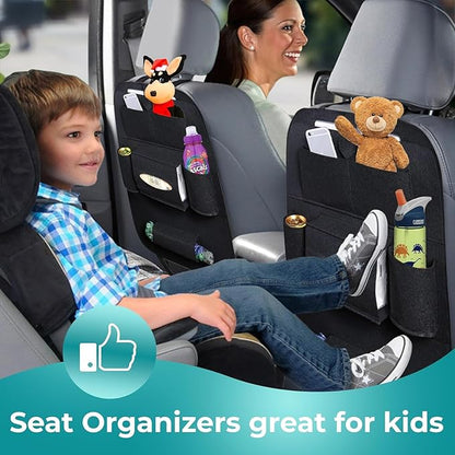 Car Seat Organizer | Multi Pocket Storage Bag Organizer | Pack of 2