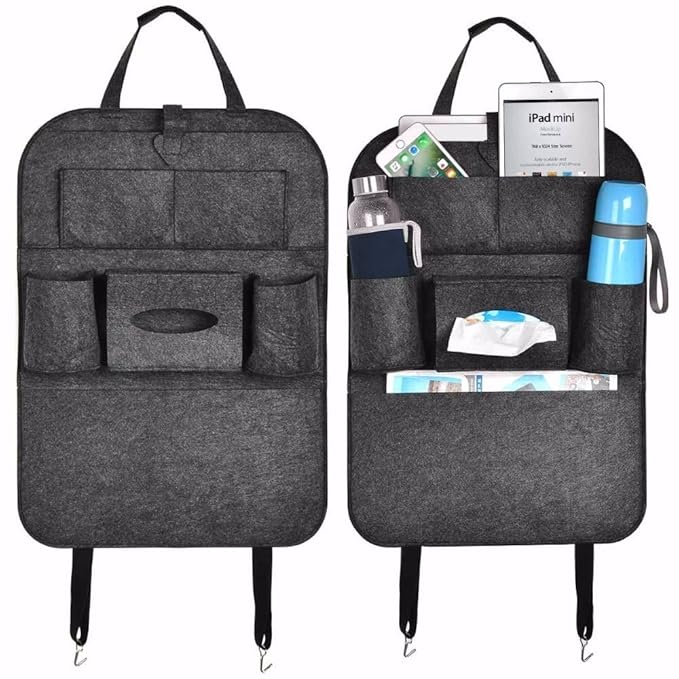 Car Seat Organizer | Multi Pocket Storage Bag Organizer | Pack of 2