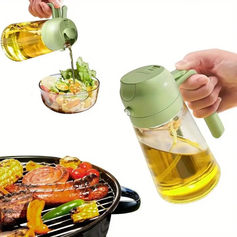 The Olio™ | 2 in 1 Glass Oil Dispenser Bottle