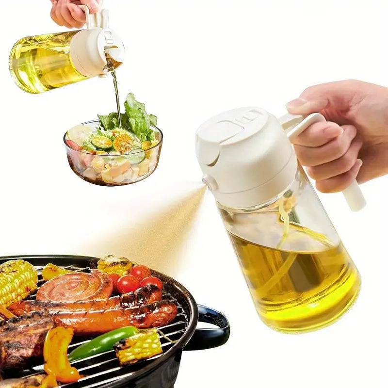 The Olio™ | 2 in 1 Glass Oil Dispenser Bottle