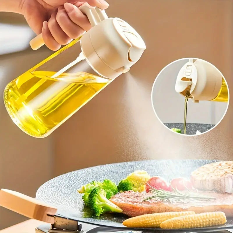 The Olio™ | 2 in 1 Glass Oil Dispenser Bottle