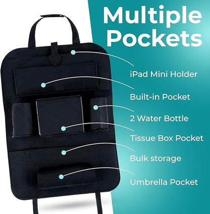 Car Seat Organizer | Multi Pocket Storage Bag Organizer | Pack of 2